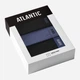 Набор трусов боксеров мужских хлопковых Atlantic 3MH-0177 S 3 шт Черный/Деним (5907086030493) - изображение 6