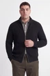 Кардиган Perfect Knit на блискавці Jack&Jones чорний 7XL (sw-jj-008-black-3320) - изображение 1