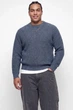 В'язаний пуловер Fusion Knit Label Jack&Jones сірий 6XL (300521-gray-13524) - изображение 1
