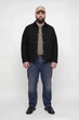 Куртка з вельветовим коміром Jack&Jones чорна 6XL (100387-black-13432) - изображение 2