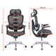 Fotel biurowy ergonomiczny Sihoo DORO C300 LITE V2 Czarny (4820216980103) - obraz 19