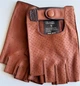 Авто перчатки Fiorgini Premium fingerless Classic Цвет Рыжий Размер L (210002) - изображение 3