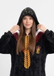 Женское плюшевое кигуруми Гарри Поттер пижама комбинезон Harry Potter Гриффиндор на молнии с капюшоном черная М 155-165 см (A1129K) - изображение 5