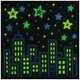 Набор люминесцентных акриловых красок 10 цветов по 30 мл для рисования Acrylic Glow in the Dark SQ-28737 - изображение 7