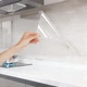 Прозрачная защитная пленка для стен, плитки, кафеля от жира (300×60 см, самоклеющаяся) - изображение 4