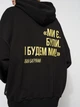 Худи оверсайз женское Той день "Ми є big logo" L Черный/Желтый (4826205054435) - изображение 8