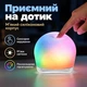 Портативний нічник Magitech C1 білий, сенсорне керування, RGB, 24 кольори, акумулятор 2000 мА·год, USB Type-C - изображение 4