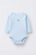 Дитяче боді для новонародженої дівчинки Zara 68 см Блакитний (25120909B5) - изображение 1