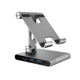 Док станція Ipad USB-C 8-в-1 (HDMI/PD/картридер/USB-A/USB-C/Audio), алюміній (JTS224-N) - изображение 1