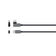Док станція Ipad USB-C 8-в-1 (HDMI/PD/картридер/USB-A/USB-C/Audio), алюміній (JTS224-N) - изображение 6