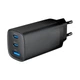 Мережевий зарядний пристрій Gembird 65W (TA-UC-PDQC65-01-BK) - зображення 1
