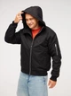 Куртка однотонна чоловіча GENUA G01210-0025 2XL Чорний shop (2000999657573) - изображение 1