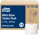 Zestaw papieru toaletowego Tork Advanced Biały 2 warstwy 100 m 27 rolek (7322540475883) - obraz 2