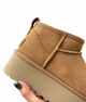 Уггі UGG Classic Ultra Mini 5 см платформа Chestnut каштанового кольору розмір 37 - зображення 4