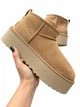 Уггі UGG Classic Ultra Mini 5 см платформа Chestnut каштанового кольору розмір 35 - зображення 5
