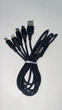 Кабель комбо HOCO X76 4-in-1 Super (Type-C + Type-C + iP + Micro-USB) 2A 1m чорний - изображение 2