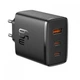 Зарядное Устройство Baseus Cube Pro Fast Charger 65W (2 ype-C + USB) black (P10152301113-00) - изображение 1