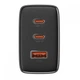Зарядное Устройство Baseus Cube Pro Fast Charger 65W (2 ype-C + USB) black (P10152301113-00) - изображение 5
