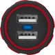 Ładowarka samochodowa Urban Revolt Dual Smart Car Charger 2 USB 1 A Czerwona (8713439201574) - obraz 3