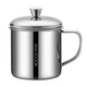 Чашка MAXCOOK из нержавеющей стали 316L с крышкой, бытовая кружка для воды и чая, большая вместимость 550 мл, MCB9705 - изображение 1