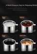Чашка MAXCOOK из нержавеющей стали 316L с крышкой, бытовая кружка для воды и чая, большая вместимость 550 мл, MCB9705 - изображение 5