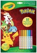 Kolorowanka Crayola Pokemon 32 strony i 7 flamastrów (71662027469) - obraz 1