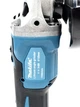 Аккумуляторная болгарка Makita DGA554ZL 48 В 5 А·ч угловая шлифмашина бесщеточная 125 мм 8500 об мин УШМ с 2 АКБ регулировкой оборотов блокировкой шпинделя М14 кейсом для резки металла плитки камня шлифовки зачистки - изображение 8