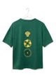 Футболка gard oversize haracters 3/25 S зелений 11949 - изображение 2