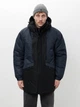 Зимова парка gard ARMOR з темно-синіми вставками 4/25 S чорний 12227 - зображення 2