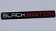 Металлическая 3D наклейка шильдик "BLACK EDITION" 10.6х1.1 см - алюминиевая эмблема на авто, салон, багажник, мотоцикл, скутер и велосипед (Черно-серебристо-красный), 1 шт. - изображение 4