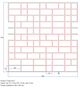 Многоразовый трафарет 94×94 + 94×44 см + 2 откоса, 5 мм — под плитку Metro средний 75×200 мм, декоративная штукатурка стен - изображение 2