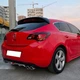 Накладка на задній бампер Opel Astra Опель Астра універсальний колір чорно сріблястий - зображення 15