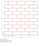 Многоразовый трафарет 91×91 + 91×37 см + 2 откоса, 5 мм — под кирпич Английский высокий 215×80 мм, декоративная штукатурка стен - изображение 2