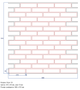 Многоразовый трафарет 89×91 + 89×37 см + 2 откоса, 3 мм — под кирпич Римский 210×50 мм, декоративная штукатурка стен - изображение 2
