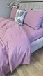 Постільна білизна з резинкою Виноградний, фланель(байка) Двухспальний розмір, наволочки 70/70 - зображення 5