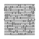 Многоразовый трафарет 96×96 см, 3 мм — под кирпич Roman Ecru 510×40 мм, кладка старый город, декоративная штукатурка стен - изображение 1