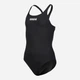 Детский слитный купальник для бассейна для девочки Arena Team Swim Pro Solid L 005755-550 116 см Черный/Белый (3468336797068) - изображение 3