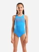 Подростковый слитный купальник для бассейна для девочки Arena Graphic Swimsuit V Back 006680-805 140 см Голубой (3468337736219) - изображение 2