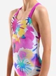 Подростковый слитный купальник для бассейна для девочки Arena Spraying Swimsuit Swim Pro Bac 010720-815 152 см Белый/Розовый (3468337749639) - изображение 4