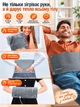 Электрогрелка универсальная мягкая USB Type-C 28×44 см от повербанка для рук ног спины поясницы живота тела, электрическая грелка-муфта Серая 535816389 - изображение 3