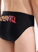 Детские плавки для мальчика Arena Lettering Swim Briefs 010865-500 128 см Черные (3468337760016) - изображение 5