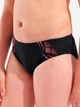 Детские плавки для мальчика Arena Poseidonia Swim Briefs 009009-504 128 см Черный/Коралловый (3468337648185) - изображение 4