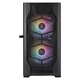Корпус 1stPlayer D4-M-BK-2F1P-1F1 Black с 3 RGB вентиляторами - изображение 3