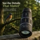 Монокуляр Bushnell 16×52 с двойной фокусировкой и регулировкой диоптрий, компактный прорезиненный - изображение 3