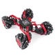 Трюковая машинка-перевертыш Stunt Motion Metal MZP 27,5х21,5х8,7 см с подсветкой и звуковыми эффектами на радиоуправлении Красная - изображение 2