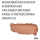 PAESE x Krzyszkowska Creamy Bronzer Tan Kissed Кремовий бронзатор (02), 12 г - изображение 4