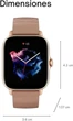 Amazfit GTS 3 Terra Rosa — женские умные часы, AMOLED 1,75", GPS, Alexa, 150+ спортивных режимов, фитнес-трекер, контроль пульса, SpO₂ и стресса, 5 ATM - изображение 3