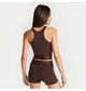 Спортивный топ женский Nike Pro Dri-Fit Crop Tank Brown XS Коричневый FQ7934-227 - изображение 2