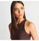 Спортивный топ женский Nike Pro Dri-Fit Crop Tank Brown XS Коричневый FQ7934-227 - изображение 5