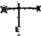 Настольный кронштейн для двух мониторов Kensington SmartFit Ergo Dual Extended K55409WW черный (K55409WW) - изображение 2